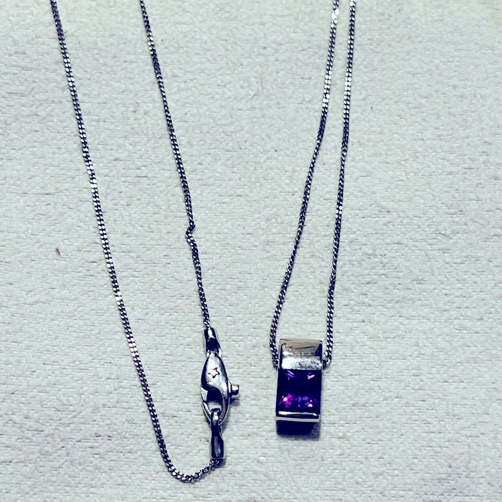 H.Stern purple stone necklace